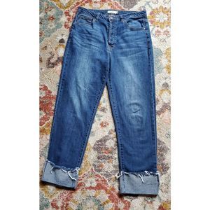 Tgla Stitch Fix Button Fly Capri Womens Sz 29